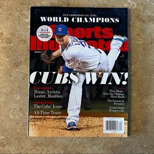 2016 World Champions“Cubs Win” Sports Illustrated commemorative issue 11/10/2016